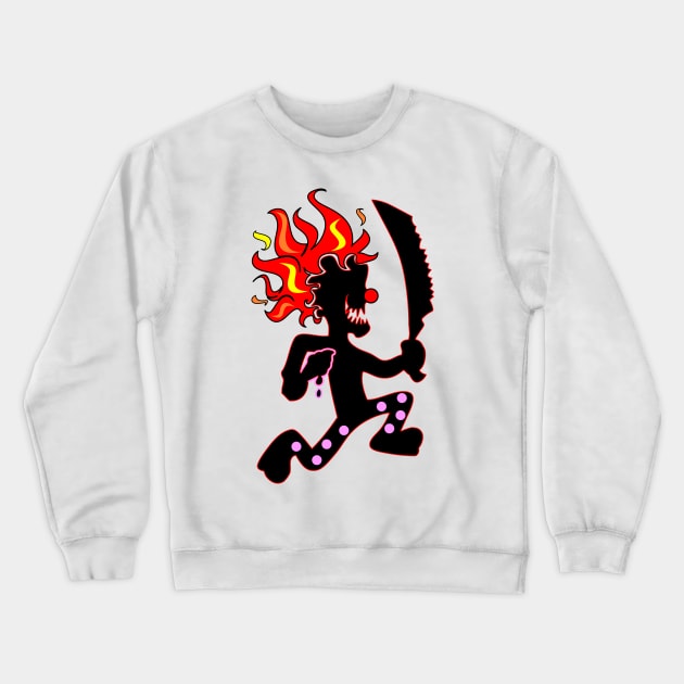 Twisted Metal Icp Hatchet Man Sweet Tooth Crossove Crewneck Sweatshirt Official Insane Clown Posse Merch